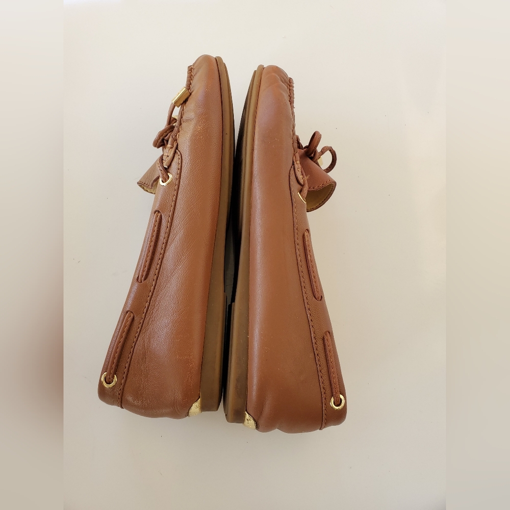 Michael Kors Daisy brown moccasin Loafers Flats Size 7 - Picture 2 of 11